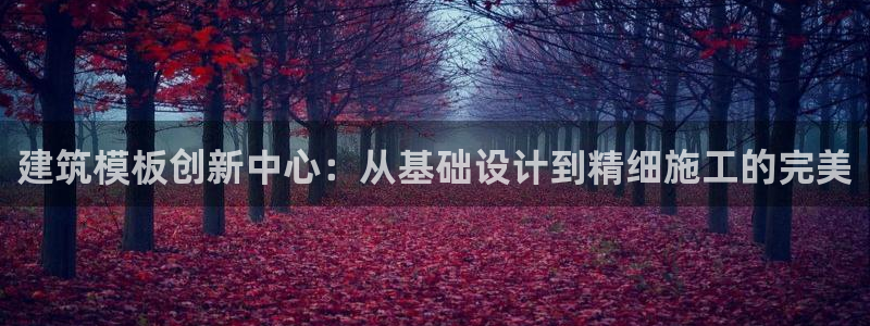 和记网开户官网：建筑模板创新中心：从基础设计到精细施工的完美